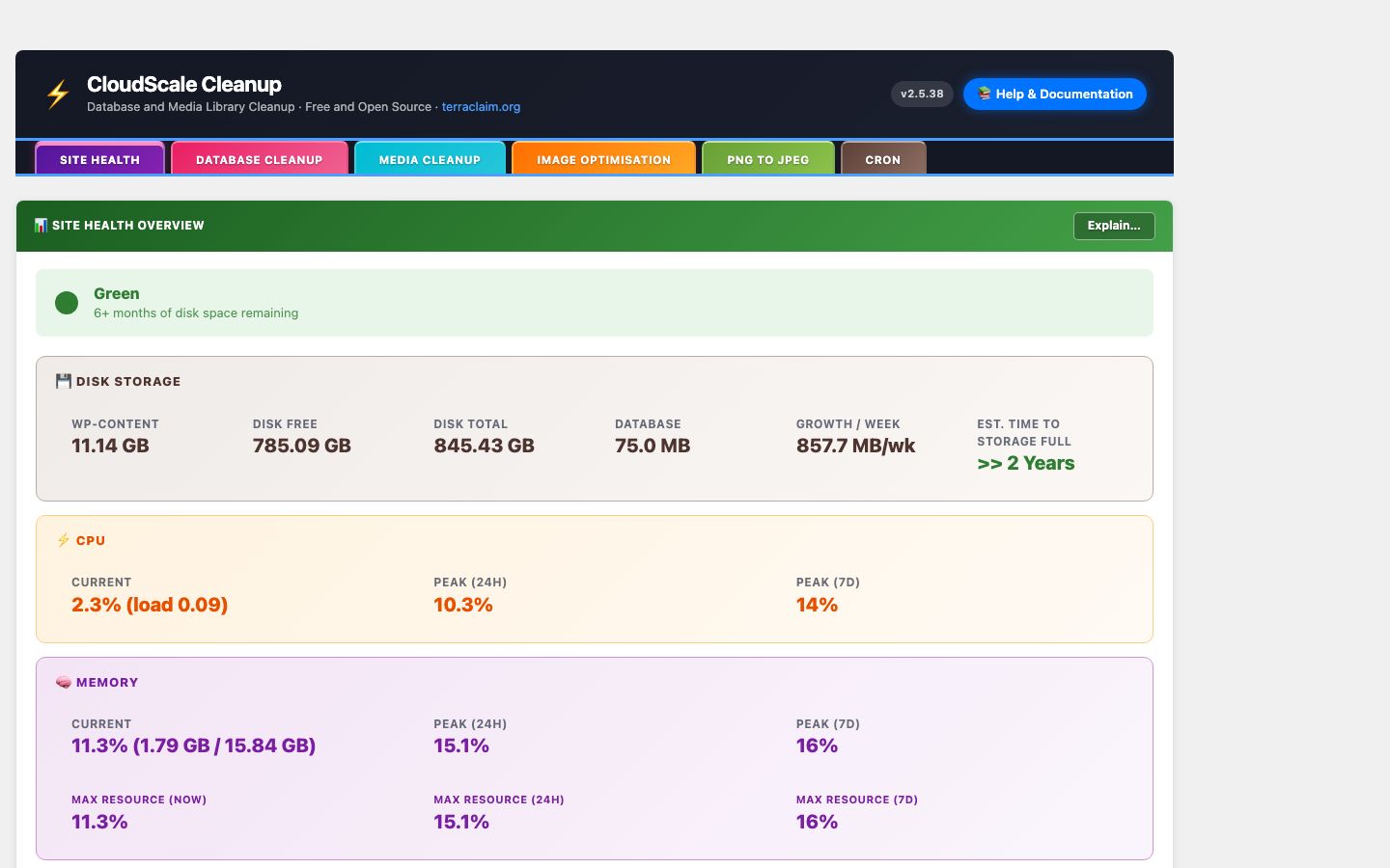 Cyber Devtools — status dashboard