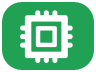 The System Sentinel menu bar icon, a red chip.